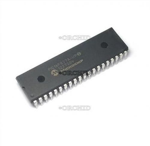 2pcs ic pic16f877a-i/p pic16f877a microcontroller dip40 new #1576576
