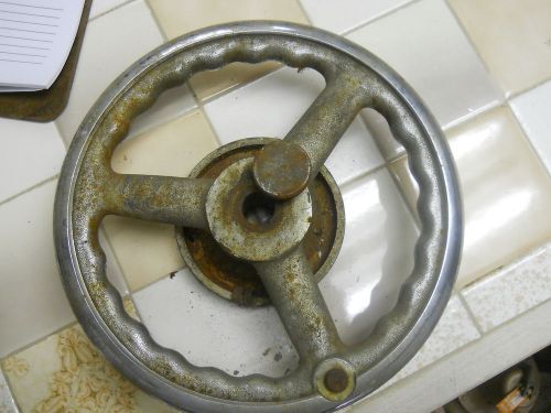 Used! Cast Iron-Chrome plated Lathe/Mill 11&#034; handle
