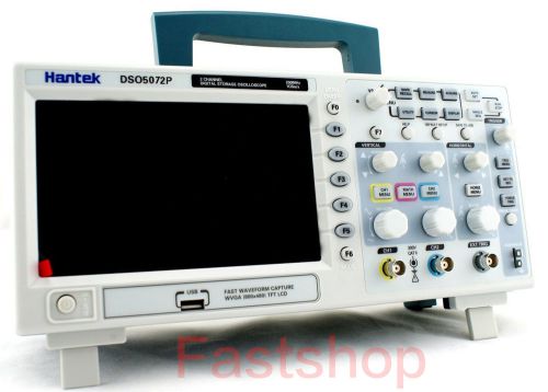 New DSO5202P Hantek Digital Oscilloscope 200MHz 1Ghz 2CH  7&#034; TFT WVGA 800x480