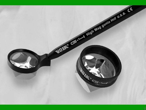 Volk g-4 four-mirror glass gonio lens for static &amp; dynamic gonioscopy hls ehs 2 for sale