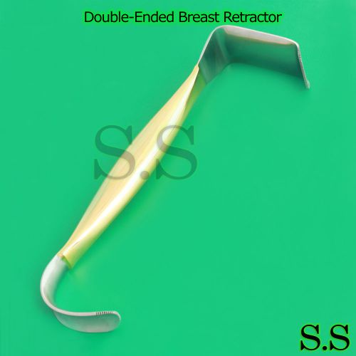 Double-Ended Breast Retractor, 9 1/2&#034; (24cm), blades 7/8in x 1-1/2in BST-07