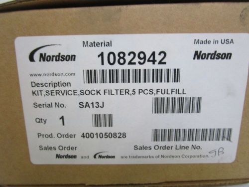 LOT OF 3 NORDSON SOCK FILTER 1082942 *NEW IN BOX*