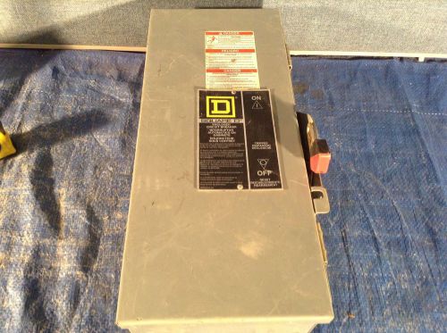 Square D 60VAC 100A Circuit Breaker Rainproof Enclosure
