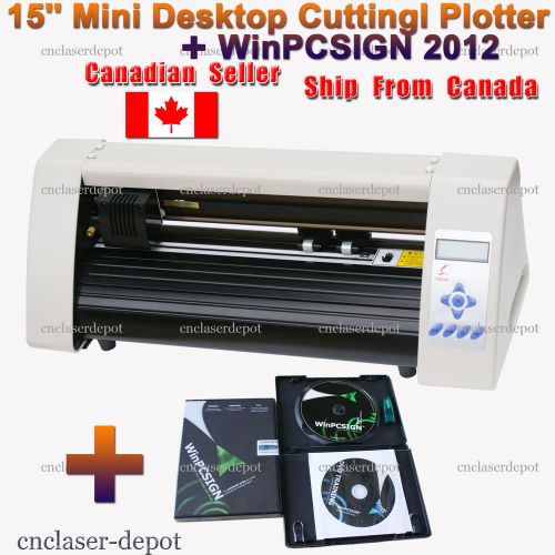 Redsail 15&#034; Vinyl Craft Cutter Sign Cutting Plotter Contour Cut With WinPCsign
