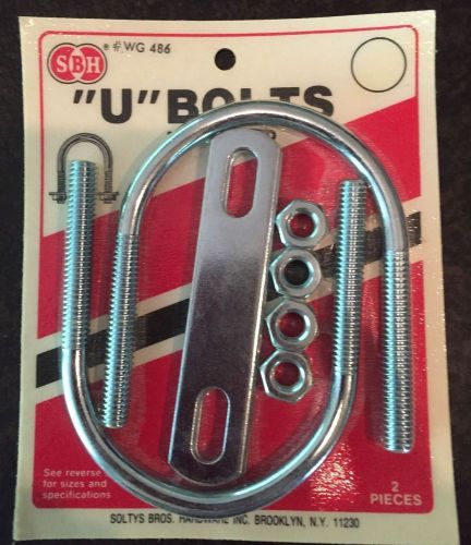 SBH &#039;U&#039; BOLTS  5/16&#034; X 3-1/2&#034; X 2-1/2&#034;-  2 IN PACKAGE - NEW