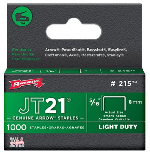 Arrow 1000pk  JT21 /6&#034; Staple For JT21 #215