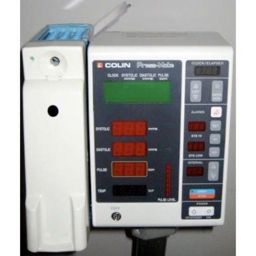 Colin press-mate 8800ms/8800msp vital signs monitor *certified* for sale