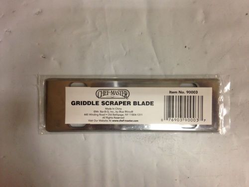 Chef-Master Double Sided Replacement Blade for Griddle Scraper, 90003, New