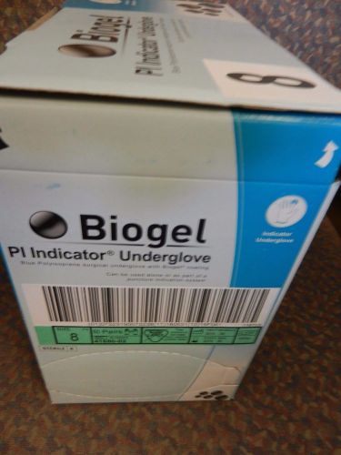 41680-02 Biogel PI Indicator Undergloves,50 pair per box.Sz  8 Exo 05/2018
