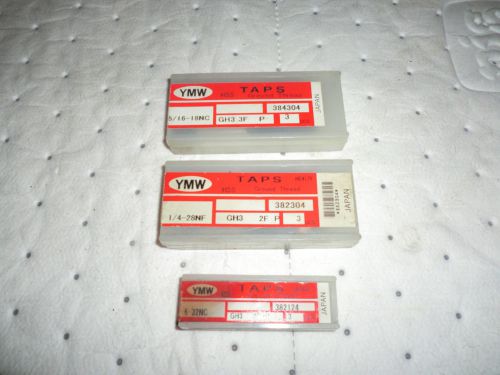 New 3 set of 3  ymw  taps ground thread  plug / japan for sale