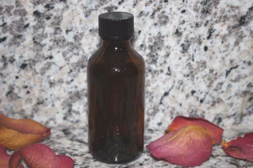 2 OUNCE OZ AMBER BOTTLE VIAL ESSENTIAL OIL