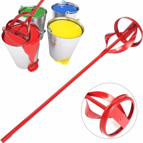 Drill paint pot plaster mixer stirrer mix paddle whisk tool hex shank 400x80mm for sale