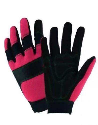 John Deere Womens Work Gloves-Hi-Dex Reinfrcd Palm AllPur-Pink. Size Large.