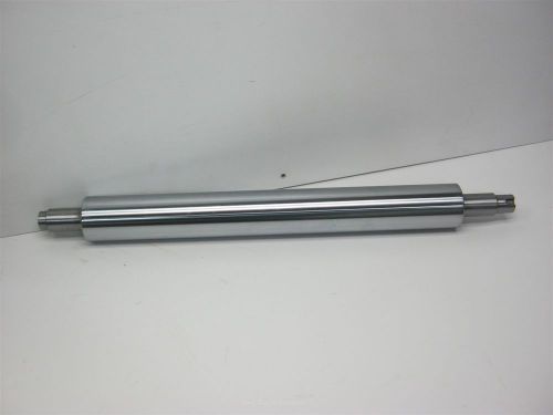 Steel roller 19.25&#034; long, 24.75&#034; overall, 60mm diameter, see description for sale