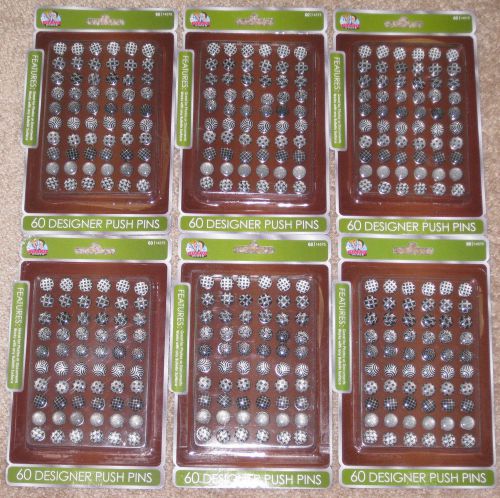 NEW Lot of 6 packages - The Board Dudes Push Pins
