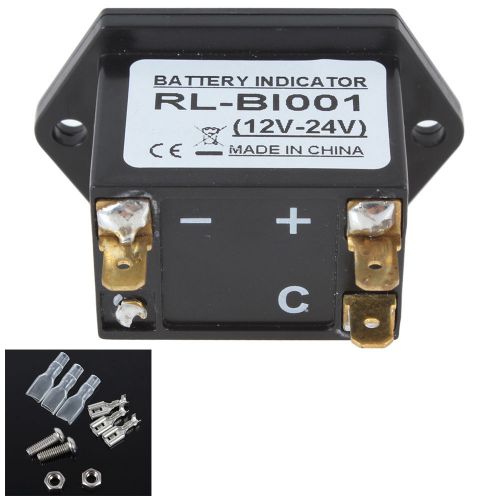 12v 24v led digital display battery status charge indicator monitor meter gauge for sale