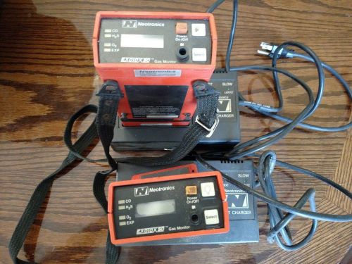 2 Neotronics Exotox 50 Gas Monitor pn# 300-0252-00 includes Battery Pack charger