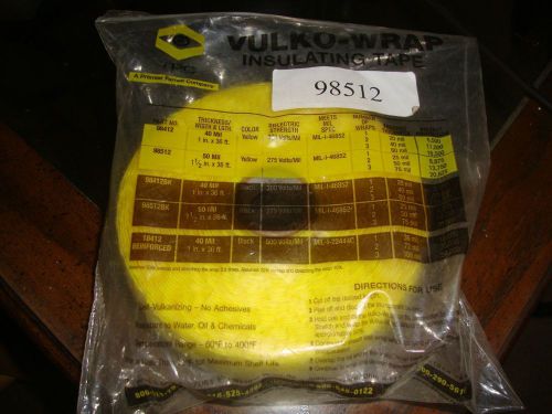 New vulko-wrap insulating tape 40mils x 1 1/2in x 36 ft. 98512 tpc for sale