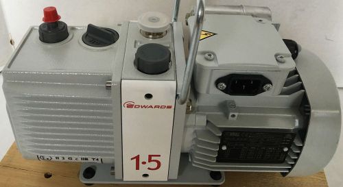 Edwards e2m1.5 dual stage rotary vane vacuum pump 1.3 cfm new a37132919 for sale