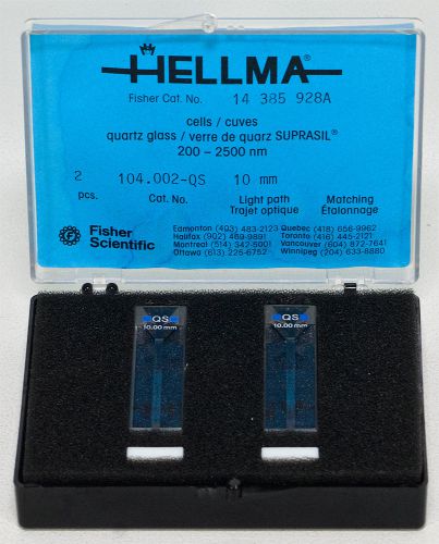 Hellma 104-002-QS Spectrometry Quartz Glass Cuvettes (2)