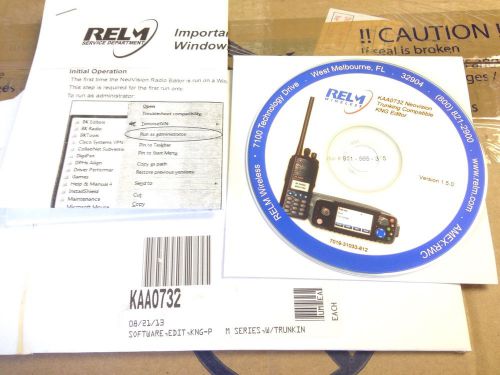 Bendix king KAA0732 Programming Software W/ Trunking  KNG P - KNG M radios