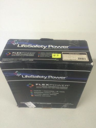 LIFESAFETY POWER FPO150-2D8PE1 150W Power Supply 16 Aux Outputs Black w/ lock