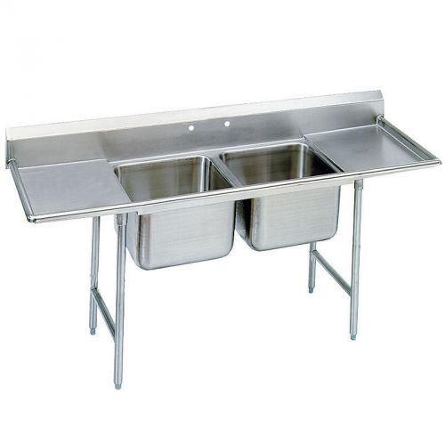 Eagle group 412-16-2-18, stainless steel commercial compartment sink with two 16 for sale