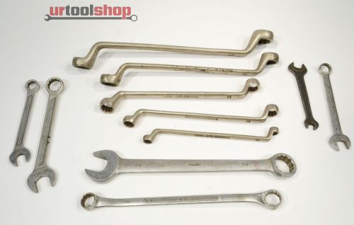 Lot of Assorted Wrenches Box Wrenches Combination Wrenches 0280-13