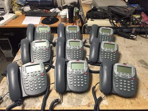 9 x AVAYA 5410 DIGITAL IP PHONE IP Office 700345291 5410D01A Lot Of 9 Nice!