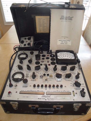 HICKOK 539C TUBE TESTER TRANSCONDUCTANCE w Owners Manual + Extras