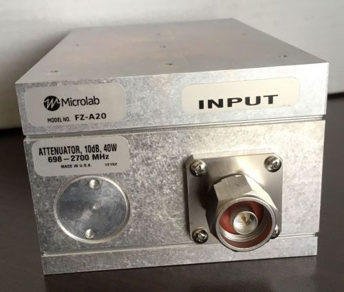 Microlab FZ-A20 10dB 40W Low PIM Attenuator 698-2700MHz - NEW IN BOX