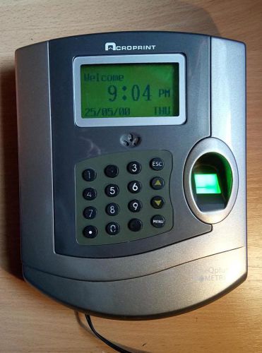 ACROPRINT TimeQplus TQ100 Biometric Employee Fingerprint Time clock