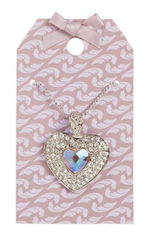 50 New 2.5&#034; x 4&#034; Plastic Necklace Display Cards with Attached Bows #FTH-NK