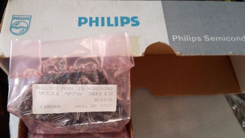 BC547B 1000 pcs New Philips Low Noise Transistors - generic