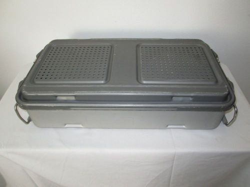 Genesis C.A.S.E. Full Length Sealed Sterilization Case Container CD3-5B + Basket