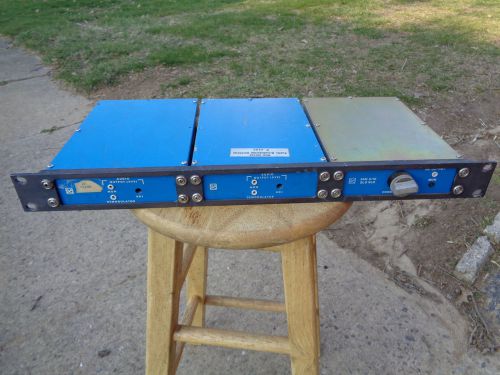 Microwave Associates In Frame Two Audio Demodulators &amp; Power Supply PAC 4 P.S.