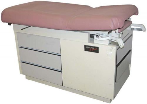 Hamilton E-Series Red-Top Manual Medical Patient Examination Exam Table Bed