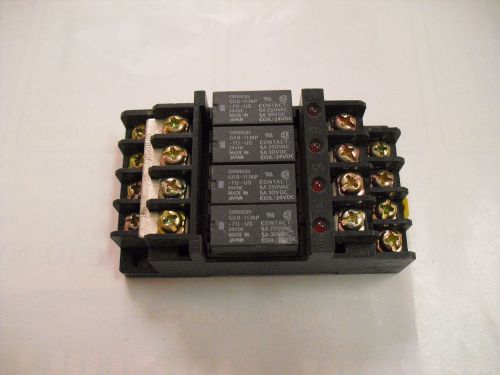 OMRON DC24V (4)Power Relay with base,FD-US,5A-250Vac,5A30VDC