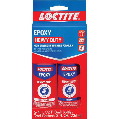 Loctite Heavy Duty Epoxy Quick Set 8-Fluid Ounce Bottle (1365736) Single