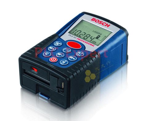 Bosch dle50  0.1m - 50 meter 4in-164 ft handheld laser distance meter measure for sale