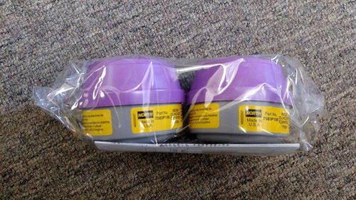 North by honeywell 7583p100l respirator cartridge / filter ,yellow/magenta pair for sale