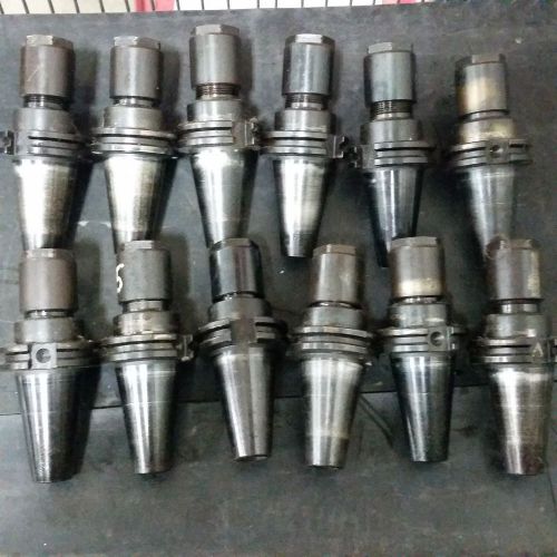 LOT OF 12 PARLEC CAT 40 TOOLHOLDERS C40-18DC3