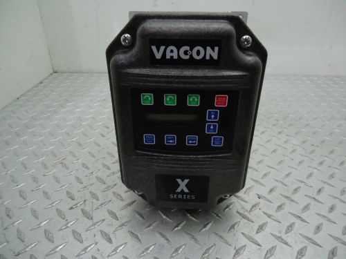 VACON VFD X SERIES VACONX4C40010C .5-1 HORSE POWER 3 PHASE