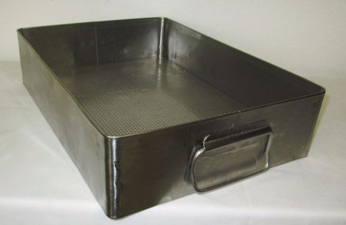 Stainless Sterilizer Autoclave Sterilization Tray 15 3/4&#034; x 10 5/8&#034; x 3 1/2&#034;