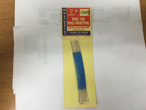OK Machine &amp; Tool Corp. 30-B-50-030 Wire Wrapping Wire (Blue)