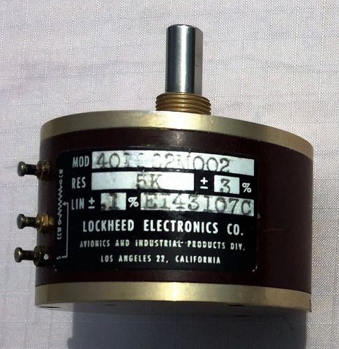Vintage Lockheed 3 Turn Precision Potentiometer 5K