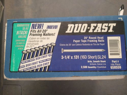 DUO Fast Duo-Fast 650559 SL24 3 1/4 Inch .131 3 1/4 x .131 framing nails 16D