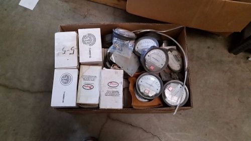 Lot of 34 Various Range Magnahelic