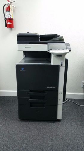 Konica minolta bizhub c360 color copier/print/scan low meter 140k!! for sale