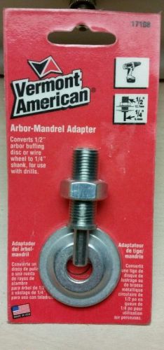 Vermont american arbor mandrel adapter 17108 for drills 1/2&#034; to 1/4&#034;  (4e1-031) for sale